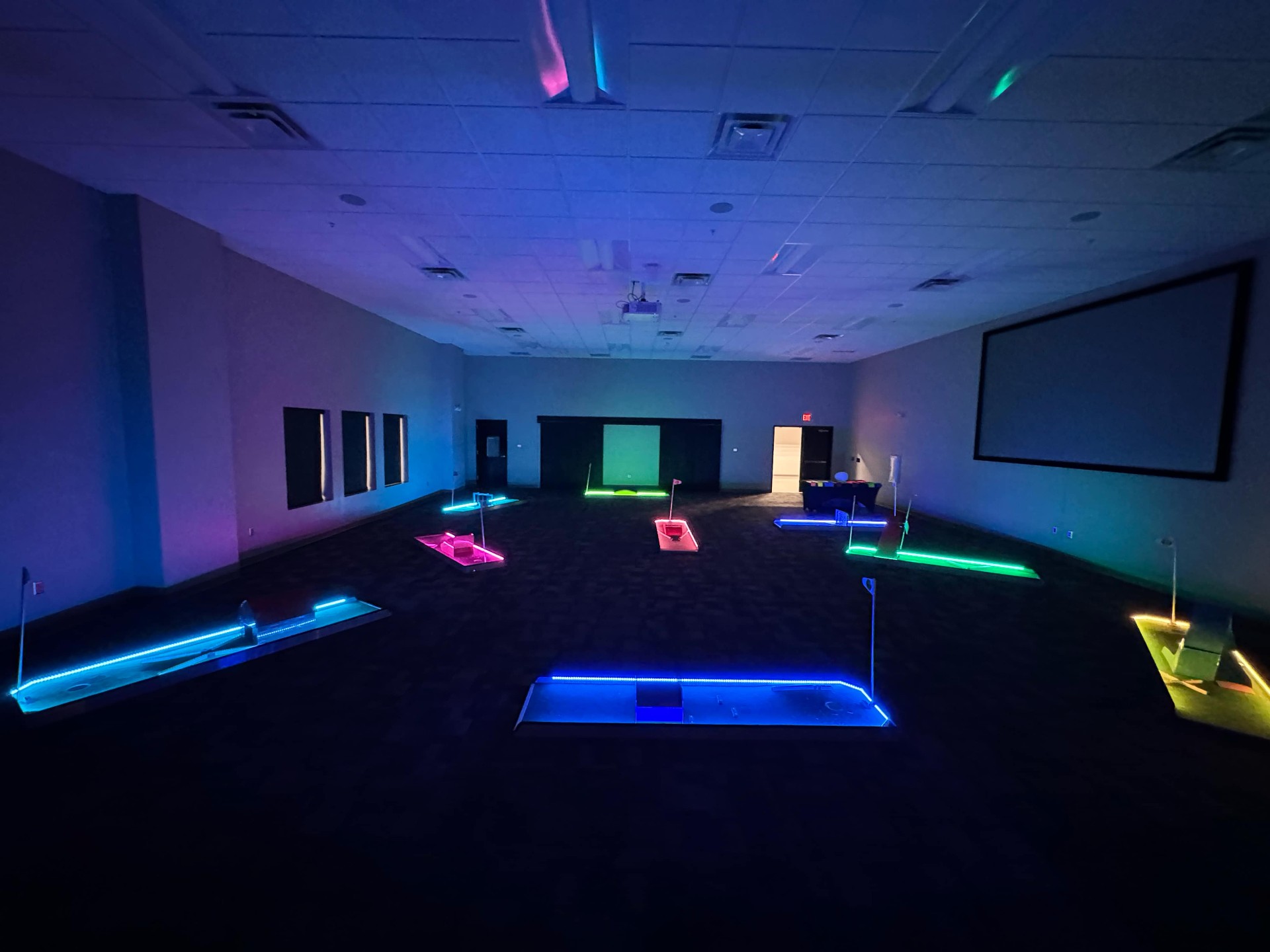 3 Holes LED Mini Golf